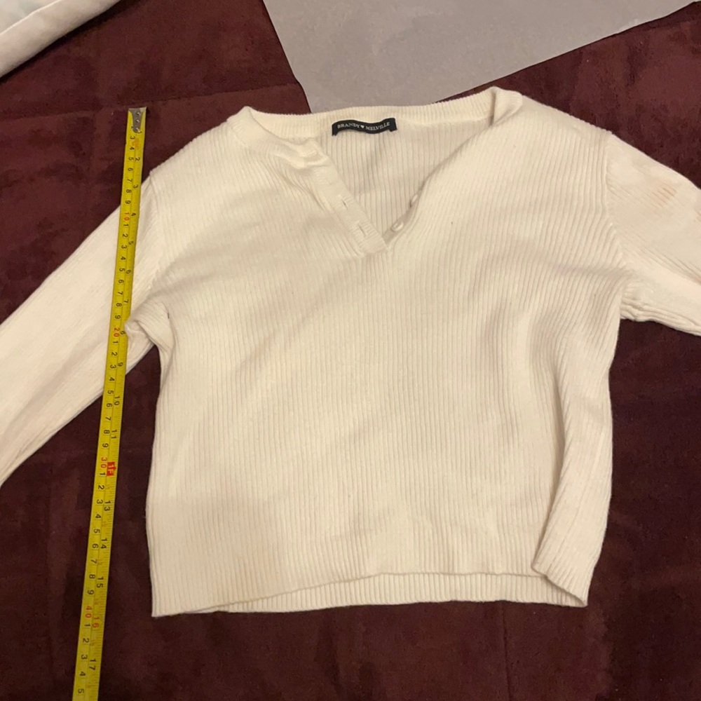 Cream brandy Melville sweater